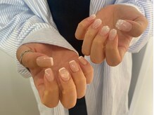 シェリーラメール 渋谷(cherielamer)/フレンチパールネイル　￥7,680