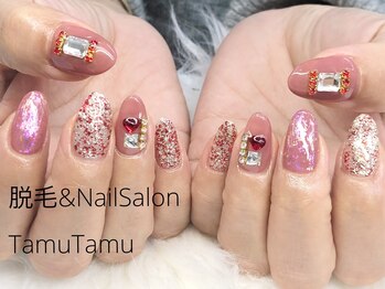 ネイルサロン タムタム(Nail Salon TamuTamu)/ピンク系ネイル