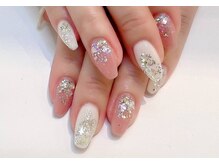 ネイルサロンアンドネイルスクールアートローズ 町田店(Art Rose)/キラキラネイル