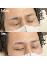 ラディーグ 渋谷店(La Digue)/【男性用】パラレルブロウ