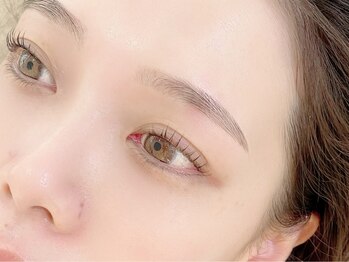 パム アイラッシュアンドブロウ(pam)の写真/人気No.1〈まつ毛パーマ&眉毛スタイリング〉間引きで濃淡を整え毛流れ綺麗!お家での再現メイクアドバイス付