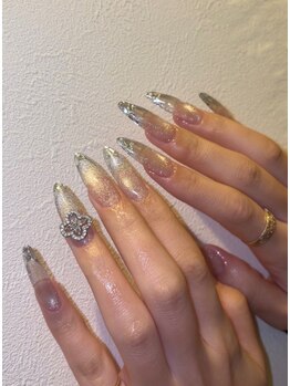 Angel tailの写真/長さ出しで理想の指先に。自爪が短い方、折れてしまった方もお任せください◎バランスの整った美しい指先へ