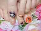 フットジェル蓮の花ペイント