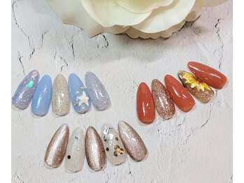 ユカリンゴ(Yukaringo)/【夏ネイル】ちょこっとDesign