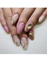 ジュアール(JuAR)/大理石ネイル