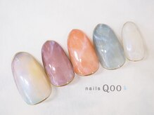 ネイルズ クー(nails Qoo)/天然石風アート♪