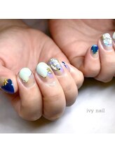 アイビーネイル(ivy-nail)/オーロラシェルネイル♪