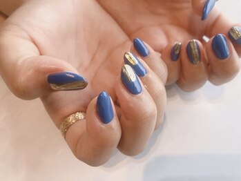 コハ 湘南台店(Koha)/ワンカラー×ミラーネイル