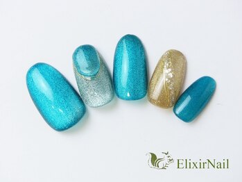 エリクサーネイル 神田(Elixir Nail)/シンプル / クーポン使用