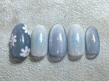 レイネイル レイエステティック 岐阜茜部店(RAY NAIL & RAY ESTHETIC)/フラワー×チーク