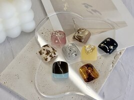フットネイルアート2本付き