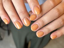 アールネイル(r.nail)/ちゅるんオレンジ