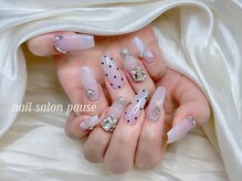 ポーズ 上野 御徒町(PAUSE)/ホワイト系ネイル