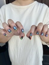 テソロネイル(TESORO nail)/マグネットフレンチ