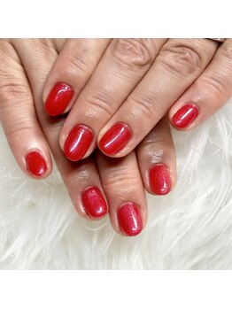 マイオティック ネイル(miotic nail)/パールレッドワンカラー