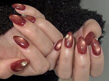 ジェミーネイル シンジュク(Jemiy nail shinjuku)/【Saki】赤マグビジュー¥8040