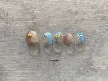 シンプリー ワン 渋谷店(Simpliee ONE)/【ハンド】塗りかけニュアンス