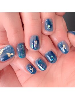 エトワール 御器所店(Etoile)/ブルーニュアンスネイル