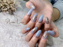 プレジールリュクス(Plaisir luxe)/スカイブルー×シルバーミラー