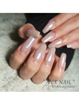 エースネイル(Ace nail)/当店オリジナルミラーネイル!