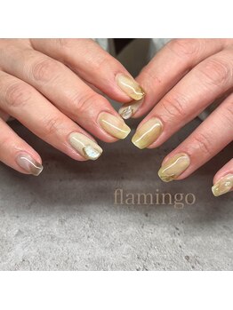 フラミンゴ(flamingo)/ニュアンスネイル