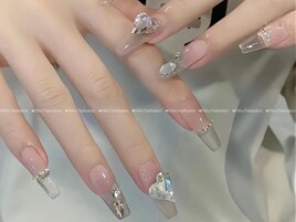 クリスマス/冬ネイル/ツイード