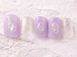 シェル銀箔ニュアンス￥5800