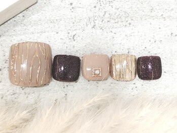 ヘルシーネイルサロン マリアール オーロラタウン店/フットジェル定額プレミアム