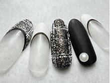 【定額デザインC】安心の定額デザインで大人可愛い冬ネイル♪