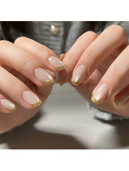 ユミネイル(yuminail)/ミラーフレンチ