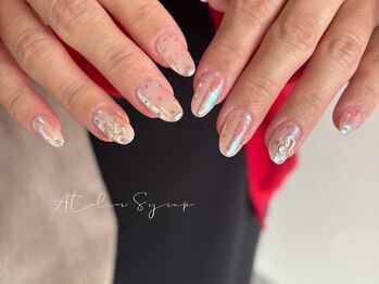 アトリエシロップネイル(Atelier Syrup nail)/たっぷりデザインコース¥7000