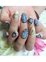 アイリーネイル(IRIE NAIL)/ジェル　手描き８本アート