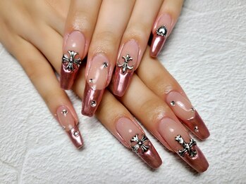 ミラーフレンチネイル