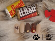 キキネイル たまプラーザ店(kikinail)/バレンタインネイル/ハート