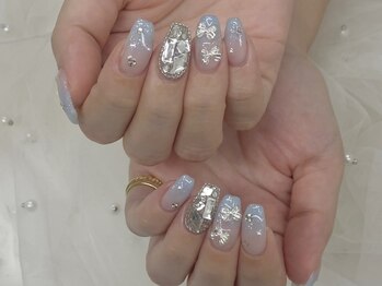 >>グラデーションネイル