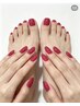 Hand+Foot■ワンカラーor フラッシュネイル