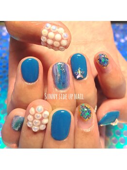 サニーサイドアップ ネイル(Sunny SideUp nail)/inspired by シンデレラ