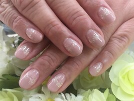 ストレートフレンチ★ラメちらし