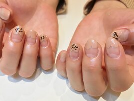 大人バレンタインネイル。