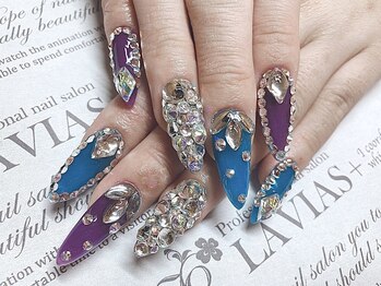 ラヴィアスプラス(LAVIAS+)/【スカルプ】10本アートし放題