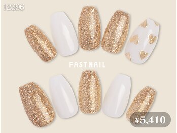 ファストネイル 銀座店(FAST NAIL)/ハートネイル/ミラーネイル/ラメ