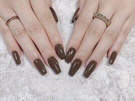 スカルプ　ブラウン
