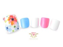 ノーラスリエン(Nolaslien)/花満開　パステルカラー　フット