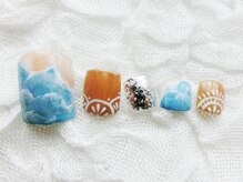 ネイリシャス(NAILICIOUS)/絵本の挿絵のようなネイルです