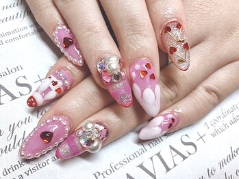 ラヴィアスプラス(LAVIAS+)/【スカルプ】10本アートし放題