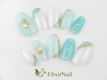 エリクサーネイル 五反田(Elixir Nail)/定額a シンプル/クーポン使用