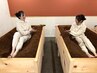 【ペアプランで酵素浴貸切♪】ひのき酵素風呂（初回酵素ドリンク付♪）¥15400