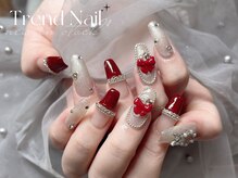 トレンドネイルスタジオ(Trend Nail Studio)/長さ出し持込デザイン