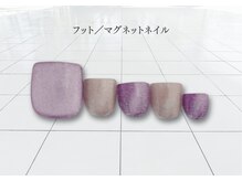 アイラッシュアンドネイルサロン カンカ(Kanka)/フット/マグネットネイル￥6,500