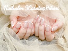 ナインカラット 神田店(9 Carats)/ベースありフレンチネイル